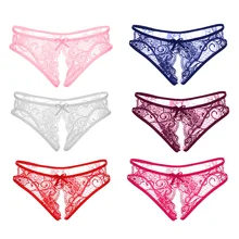 Стиль, женские сексуальные трусики без выреза с Т-образным вырезом, красивые кружевные открытые стринги, нижнее белье, трусики, сексуальное нижнее белье