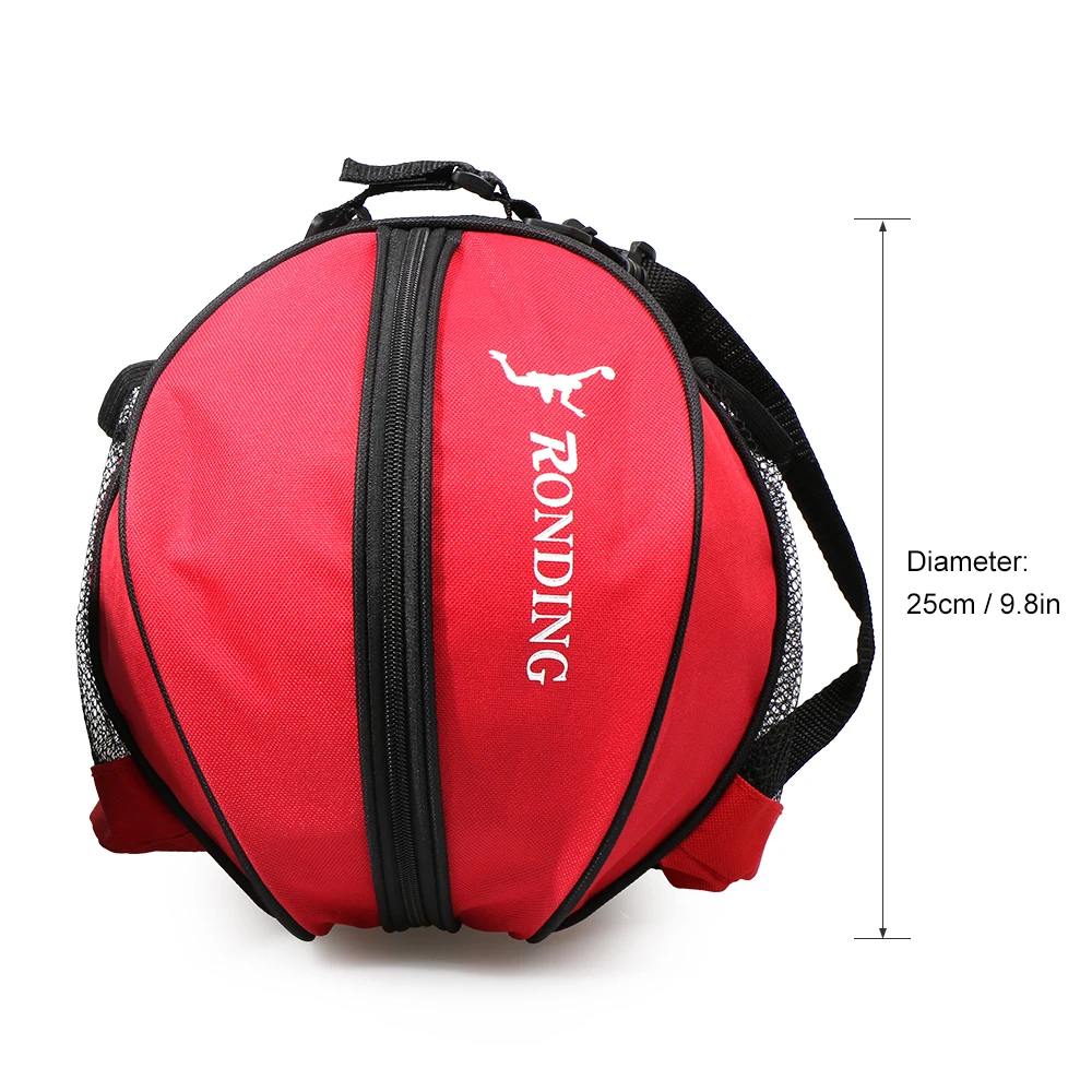 Круглая форма, сумка для баскетбола, футбола, рюкзак для волейбола, спортивная сумка на плечо, сумка для переноски футбольного мяча для мужчин и женщин, дорожная сумка