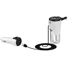 Car Air Purifier Steam Humidifier With Dual USB Charger Socket Aromatherapy Essential Oils Aromatherapy Spray Mist Maker Fogger