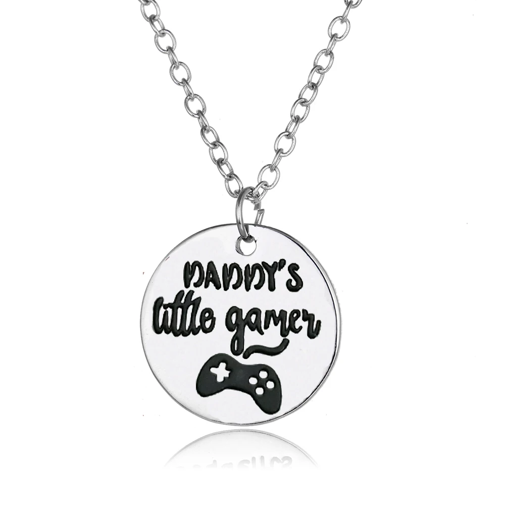 Ожерелья для папы и отцов с надписью Family Love Dad Подарочная маленькая игровая
