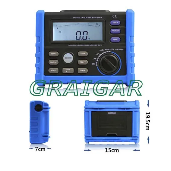 

AIM02 250-2500V DIGITAL INSULATION TESTER