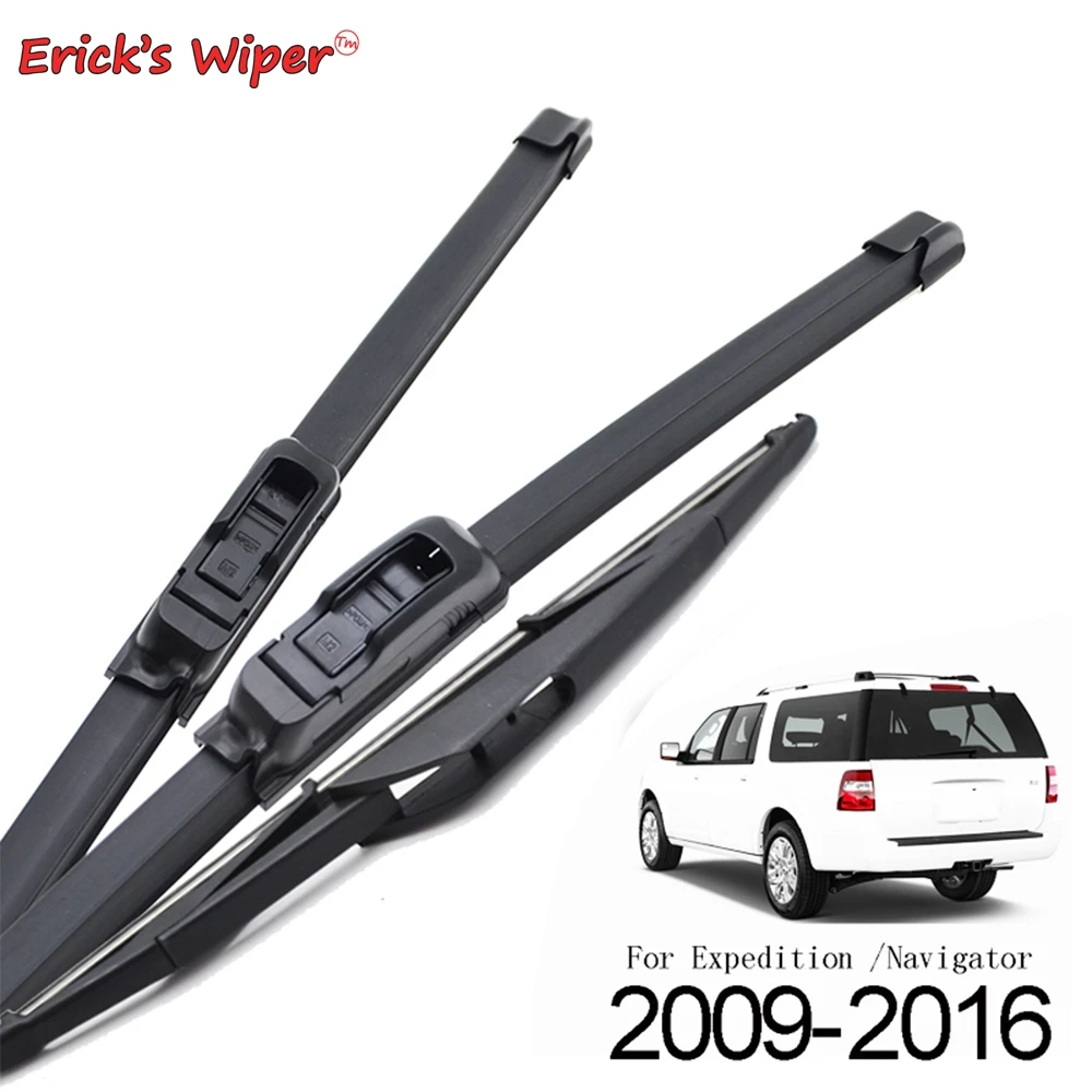 

Erick's Wiper Front & Rear Wiper Blades Set Kit For Ford Expedition MK3 2009 - 2016 Windshield Windscreen 22"22"15"