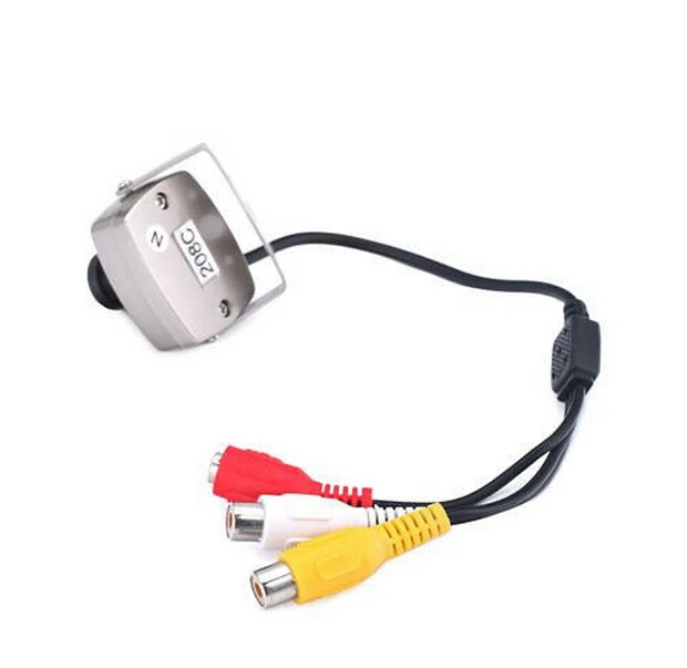  Brand New Mini Wired Audio Mic CCTV Camera Security Color 940nm Night Vision Infrared Video Cam COM - 32763729403