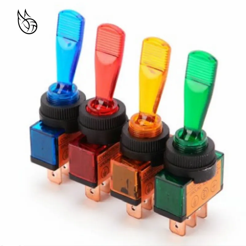 

Automotive Toggle Switch 3 Pin ON-OFF with lamp DC12V 20A