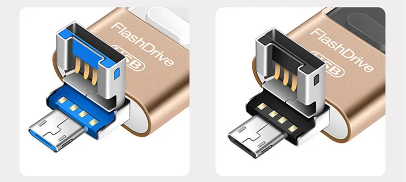 USB флеш накопитель 3 в 1 16 128 ГБ|USB флэш-накопители| |