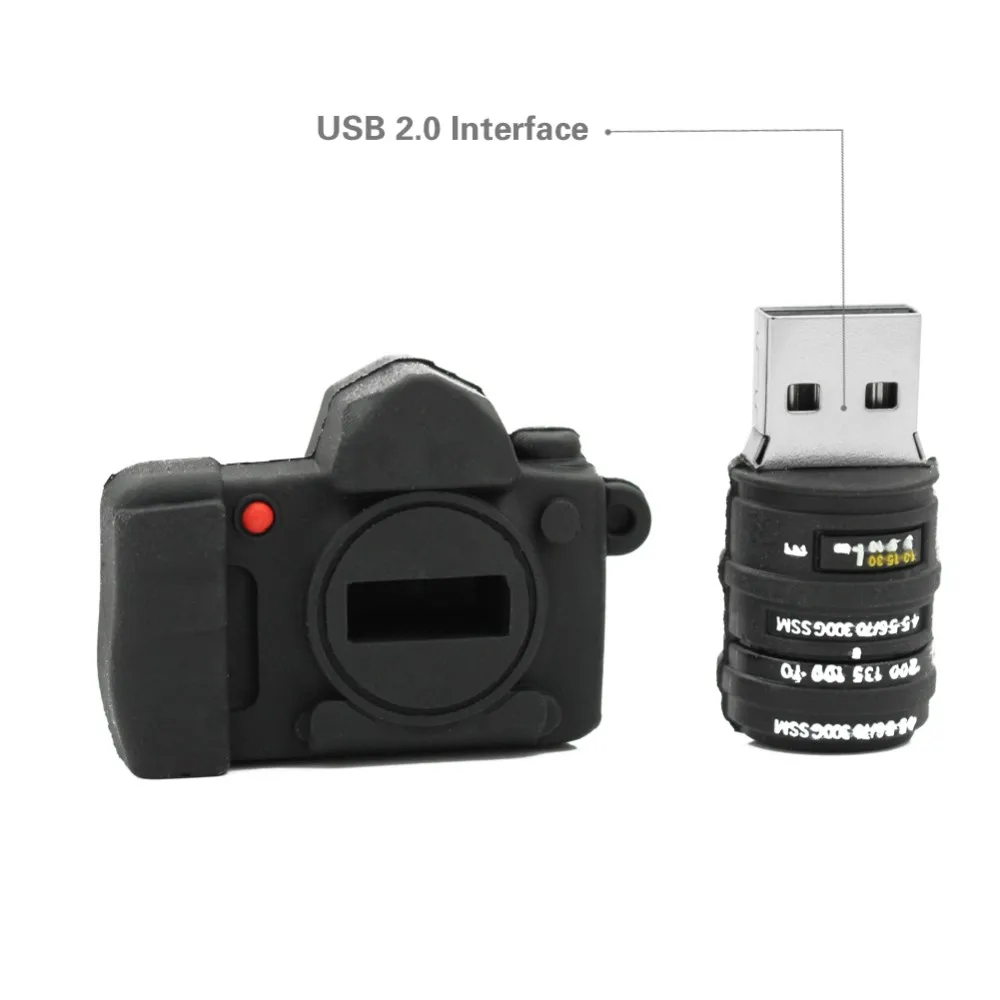 USB флеш-накопитель 64 ГБ, флеш-накопитель 32 ГБ, usb 2,0, 16 ГБ, 8 ГБ, 4 Гб, зеркальная камера, флеш-карта, карта памяти, милый u-диск, флешка