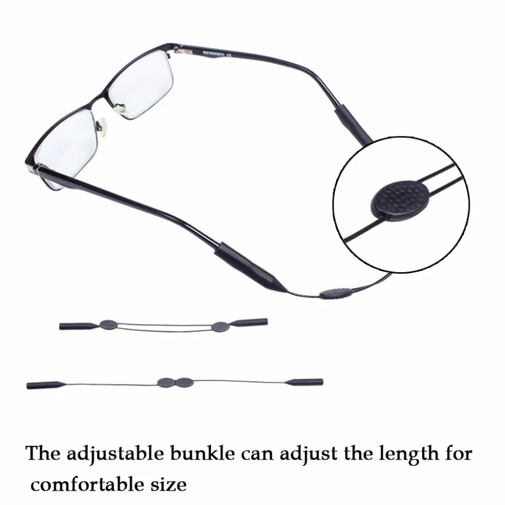 Adjustable Silicone Eyeglass Neck Strap Rope Retainer Holder for Adult  (7)