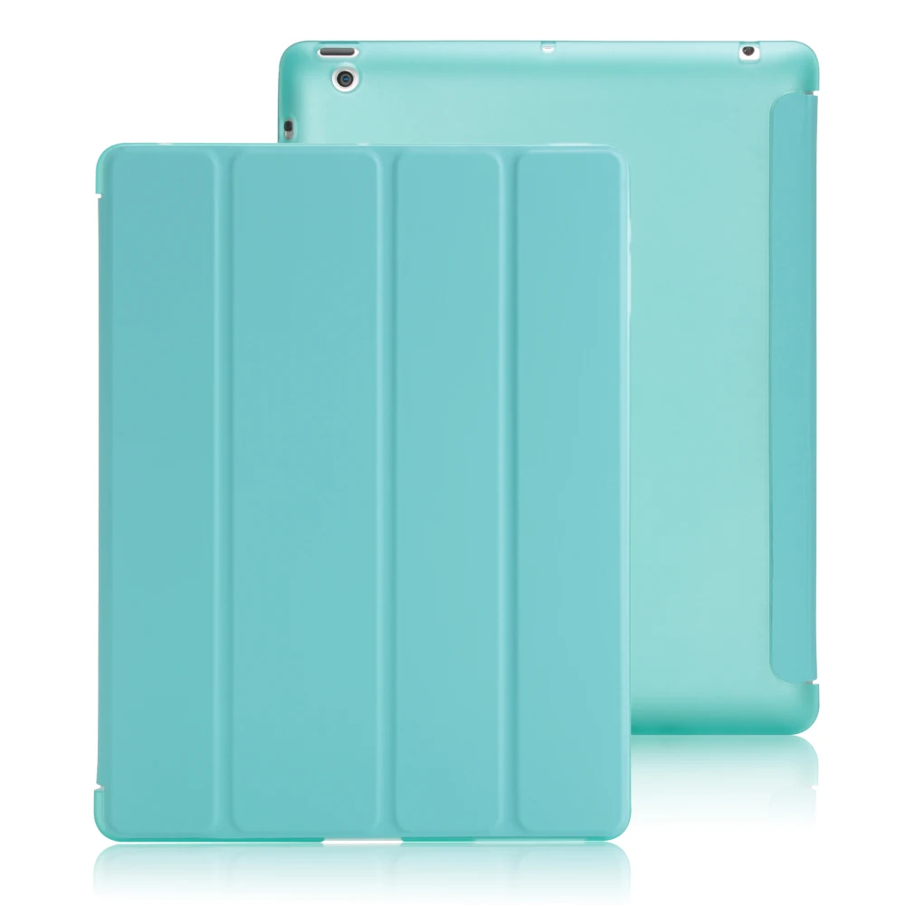 Чехол для Apple iPad 2/3/4 Ultra Slim искусственная кожа флип чехол мягкая Вернуться ТПУ Magentic смарт чехол для iPad 2/3/4 A1430 A1460