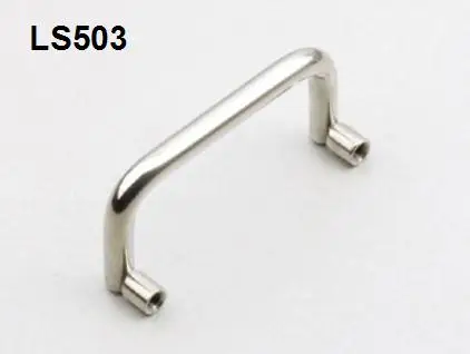 

304 stainless steel round bar U type one-way 90 degree folding handle industrial electrical cabinet handle LS503 for a long time