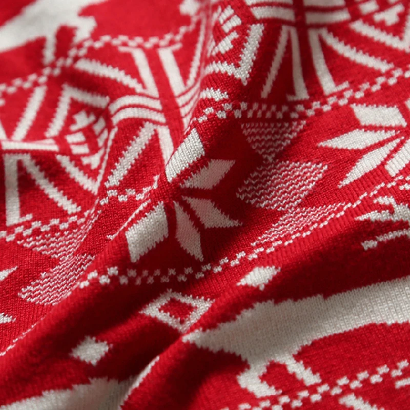 Зимний Рождественский свитер, мужской модный джемпер с принтом оленя, пуловер, свитер с длинным рукавом, теплый повседневный вязаный свитер с оленем, топы на год