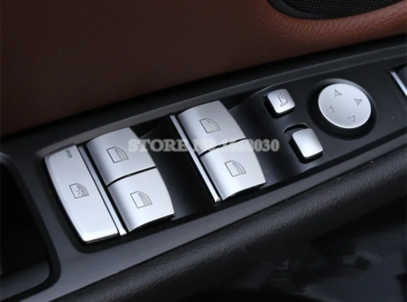 Внутренние двери окна для кнопки переключателя крышка 11 шт. для BMW X1 X3 X4 X5 X6 E84 E70 E71 F25 F26 F15 F16