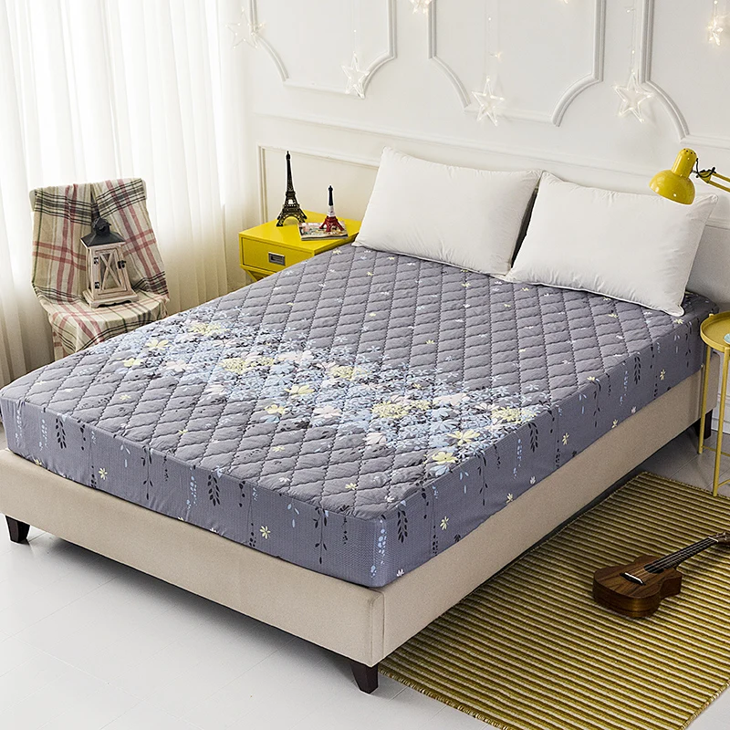 High-end new waterproof fitted sheet multi-dimensional stretch mattress cover 160 * 200cm a variety of specifications 56 | Дом и сад