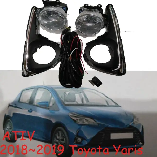 ATIV Yaris противотуманная фара, бампер свет, галоген, 4300 K, Yaris головной свет, vios, corolla, yaris задний фонарь, camry, yaris задний фонарь - Цвет: Model2 style