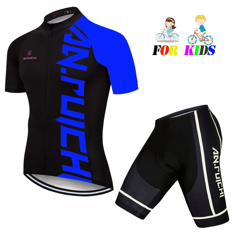 2018 4 color new design kids cycling jersey high quality quick dry team