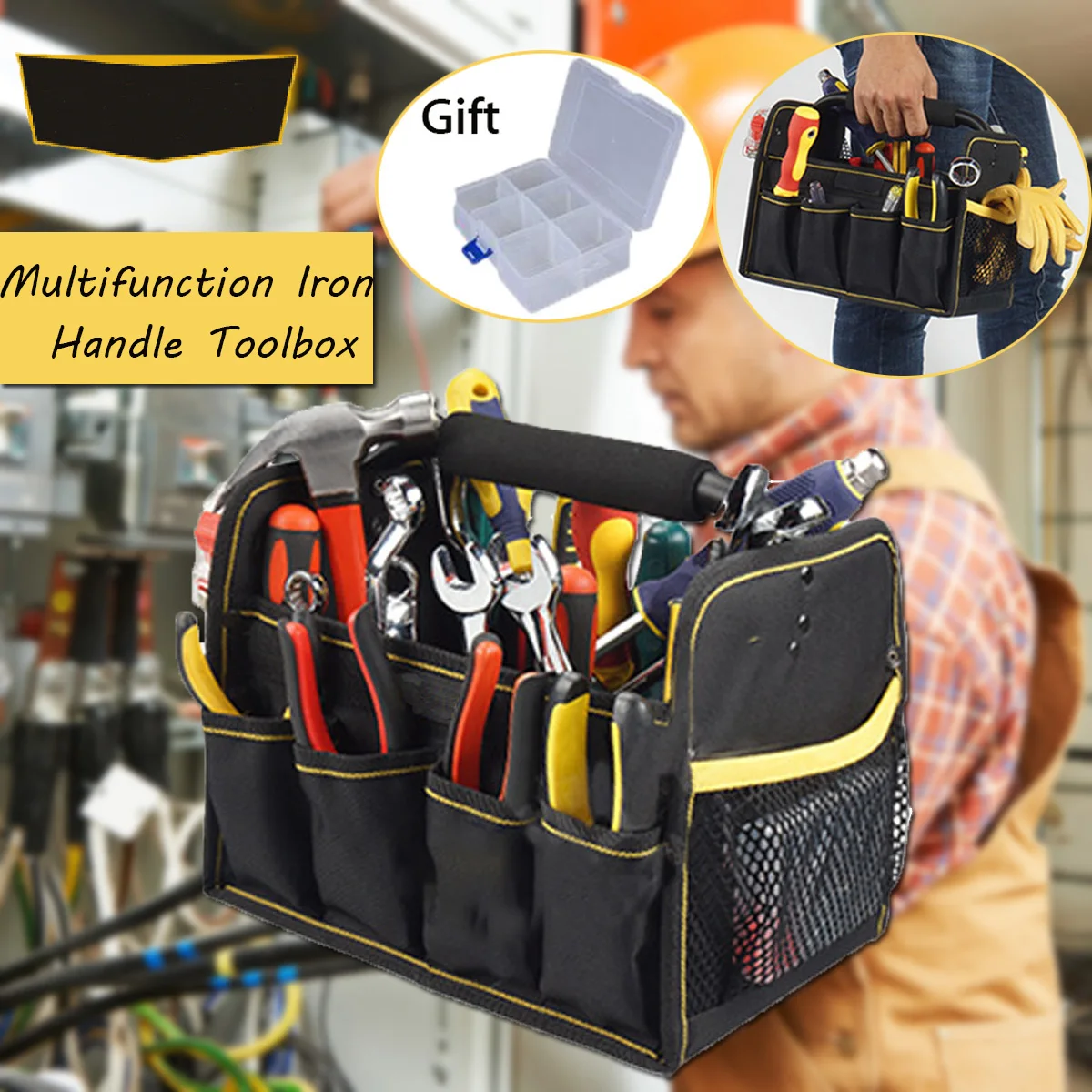 

27 Bags Large Capacity Electrician Oxford Tools Bag Waterproof Single Shoulder Multifunction Repair Thicken Instrument Case