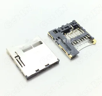 

50pcs TF Micro SD Card Holder Memory Connectors Self Push Type High Quality Outside Soldering