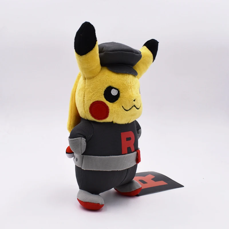 Пикачу Косплэй Team Rocket Peluche высокое качество кукла милые плюшевые куклы мягкие игрушки 22 см Детский подарок