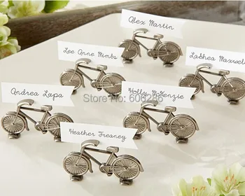 

80pcs/Lot "Le Tour" Bicycle Place Card Photo Holder wedding favor party Table decorations bridal shower favors