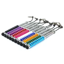 Модный высококачественный Лот 8 разноцветных портативных резиновых мягких стилусов для ipod IPhone 3g 3g S 4G Ipad 2#10