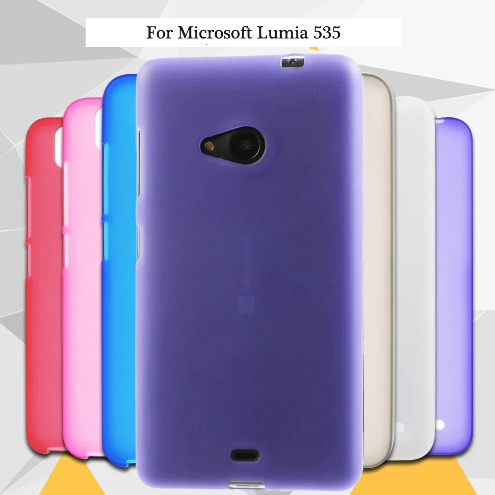 

Limelan New For Microsoft Lumia 535 HQ Pure Black TPU Matte Silicon Gel Skin Phone Back Case Cover for Nokia Lumia 535 N535