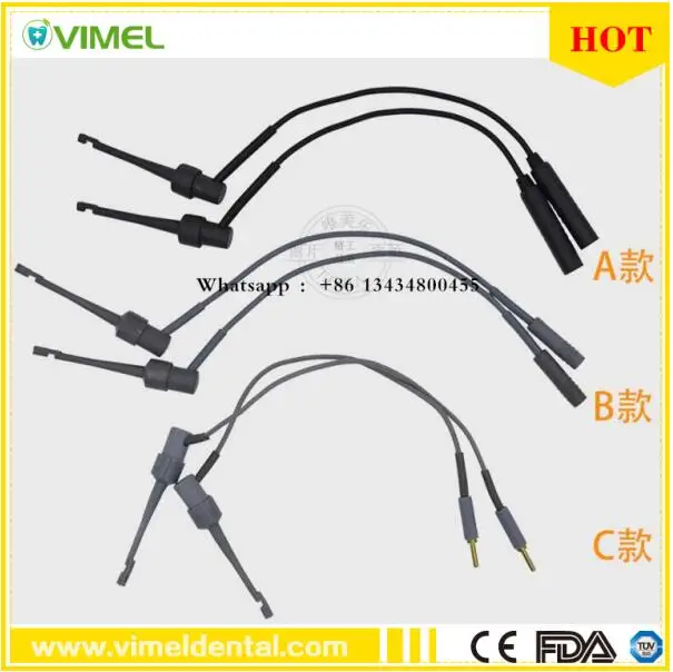 

2 PC X Dental Woodpecker Apex Locator Measuring Instrument File Clip Suitable for Woodpecker,DENSPLY , COXO, Morita