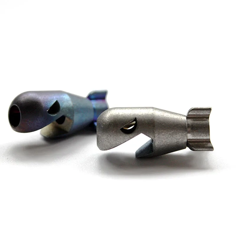 

Titanium Alloy Knife Beads Stay Cute Shark EDC Outdoor Pocket Tool Umbrella Rope Pendant Tail Rope Knife Pendant Bottle Opener
