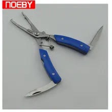 NOEBY NEW Fishing Plier Fish Line Cutter Scissors Mini Fish Hook Remover Stainless Steel Multifunctional Fishing Tackle Tool multifunctional anti corrosion fishing pliers stainless steel fishing line tackle cutter scissors crimping terminal tools