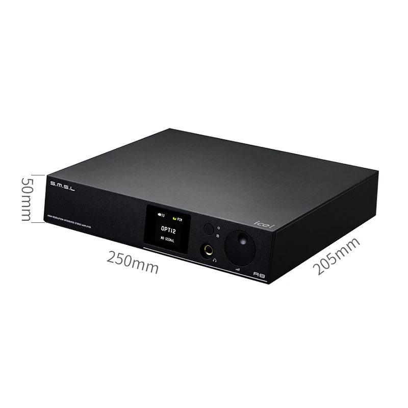 SMSL A8 Hi-Res HIFI Headphone Amplifier DAC Decoder XMOS Solution ICEpower 125Wx2 Module AK4490 Supports PCM