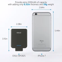 OISLE External Battery Charger 2800mAh Ultra Thin Battery OISLE External Battery Charger 2800mAh Ultra Thin Battery