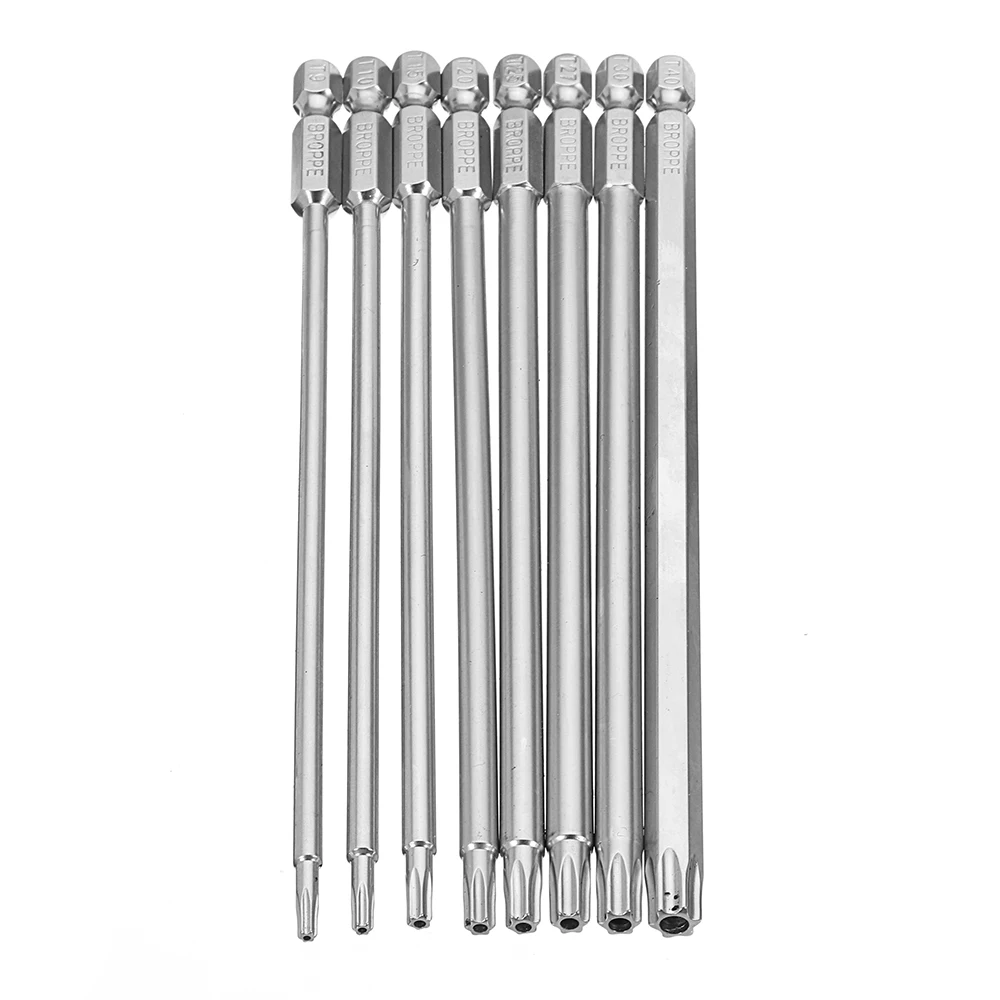 Набор Магнитных отверток Broppe 8 шт. набор магнитных T9/T10/T15/T20/T25/T27/T30/T40 150 мм