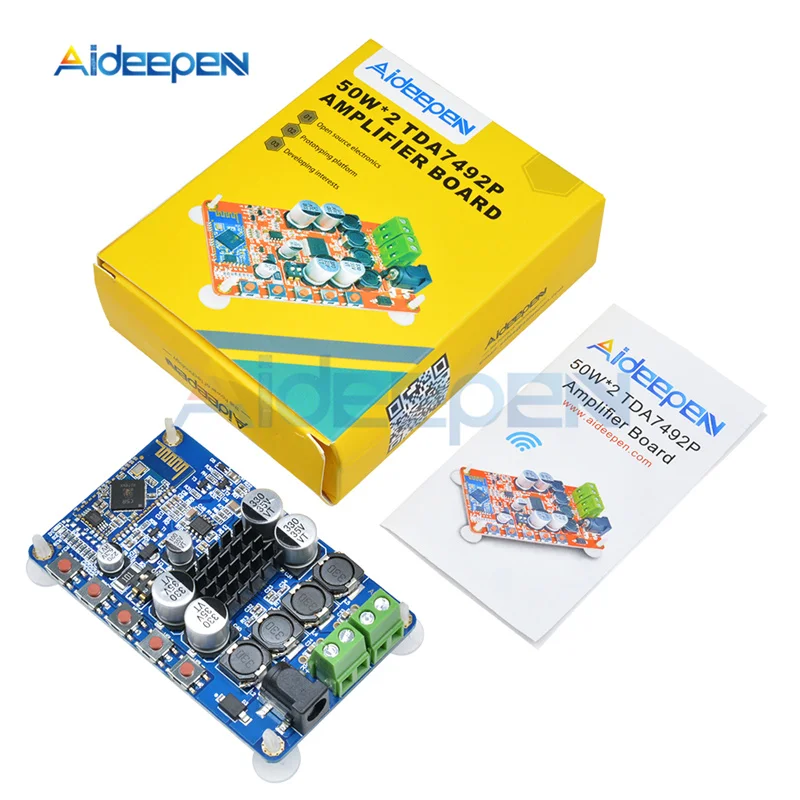 12 В 24 постоянного тока TDA7492P 50 Вт + беспроводной Bluetooth 4 0 аудио приемник плата