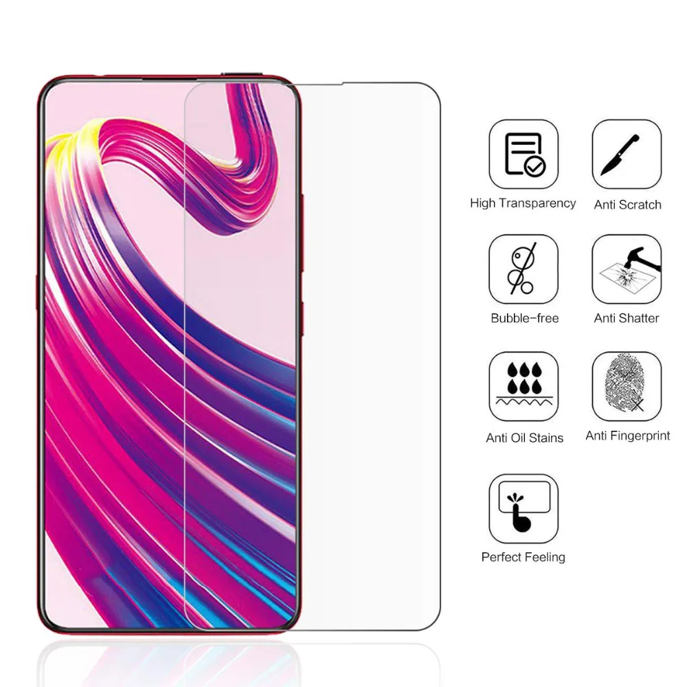 For Vivo V15 Pro Case Vivo V15 Pro Glass Luxury Soft TPU Phone Case With Tempered glass For Vivo V15 Pro V15Pro V 15 Pro