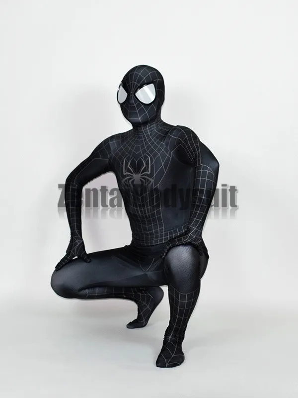 Удивительный Человек-паук 2 Дата печать мастерство зентай костюм черный Человек-паук специальный костюм распродажа Morph индивидуальный костюм допускается