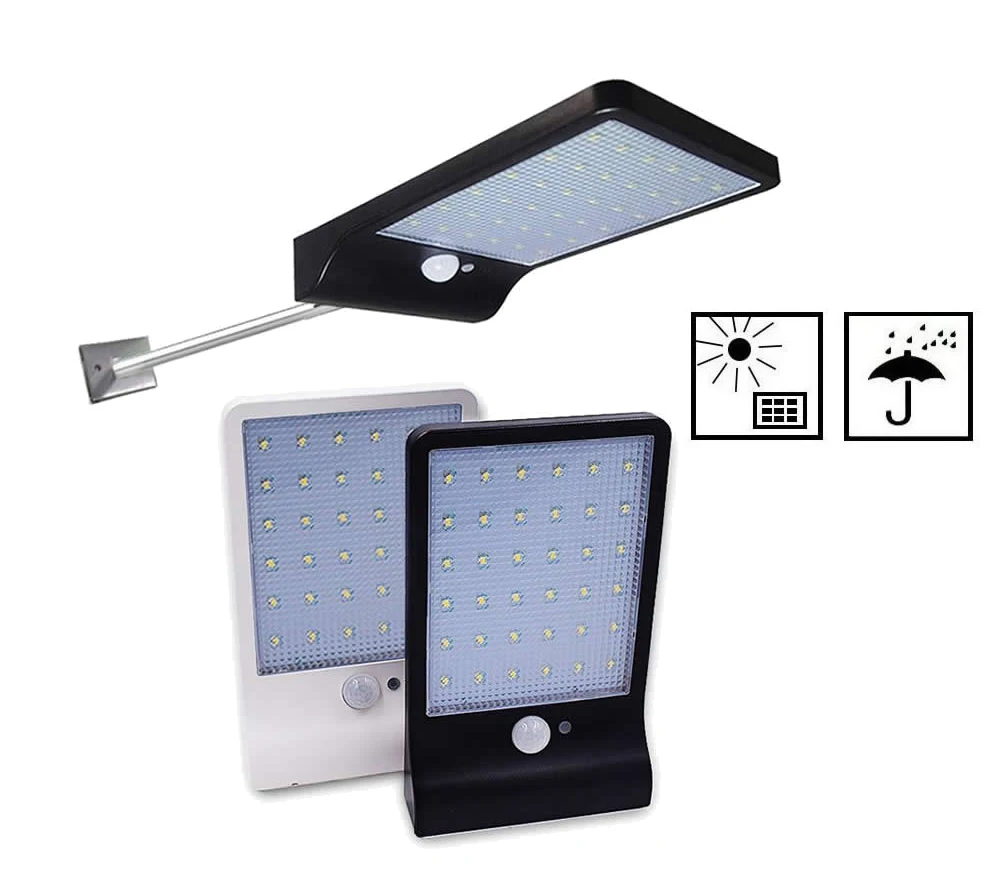

Aluminum pole 36 LED Solar light Human Infrared PIR Motion Sensor Security solar lamp Street wall garden yard spot flood Light
