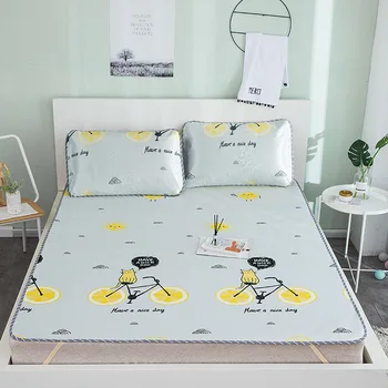 

3pcs Non-woven printed ice silk mat foldable for summer