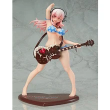 Супер Sonico аниме Действие Модель Рисунок сексуальное бикини версия купальник шоколад Ver. 25 см Коллекция игрушек подарок с коробкой Y7530