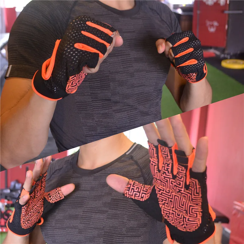 MOREOK Women's Fitness Gloves Gym Crossfit Cycling Body Building Dumbbells Sports Wrist Fitness Weight Lifting Yoga Gloves