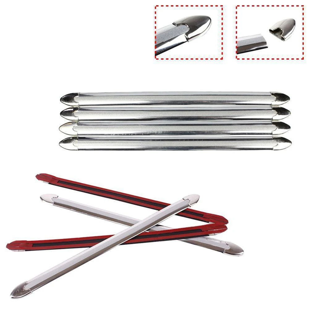 

4PCS/Lot Car Edge Anti-collision Strip Bumper Protective Guard Bar Anti-Rub Scrape Retail Bumper Crash Styling Mouldings