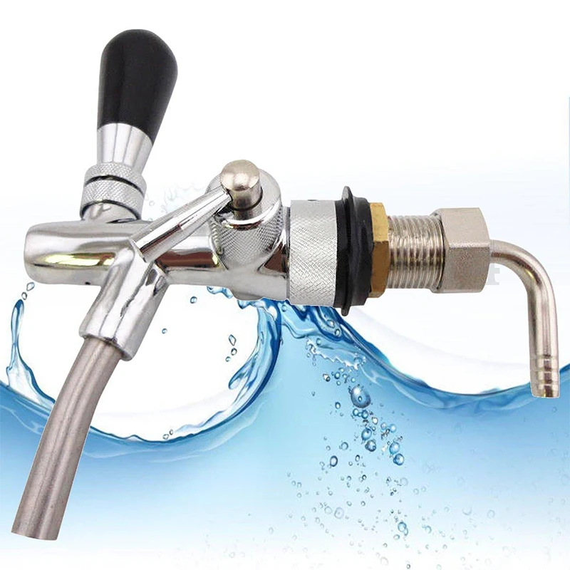 

Adjustable Draft Beer Faucet Flow Controller G5/8 Shank Chrome Planting Beer Faucet Flow Controller For Kegerator Tap