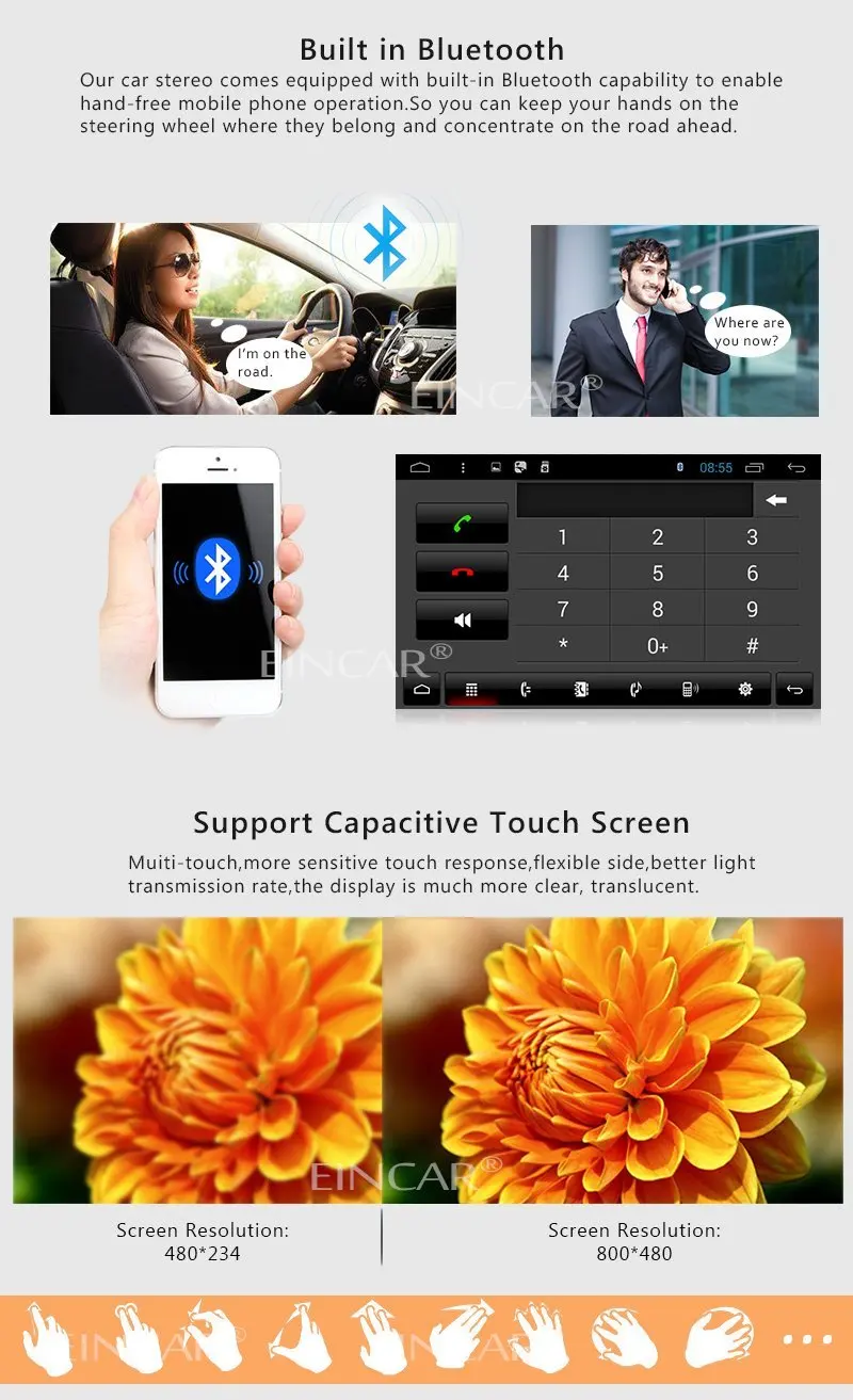 Sale Android4.4 car no dvd player navigation autoradio for 2015 Toyota HIGHLANDER built-in wifi bluetooth am/fm radio navigation map 5