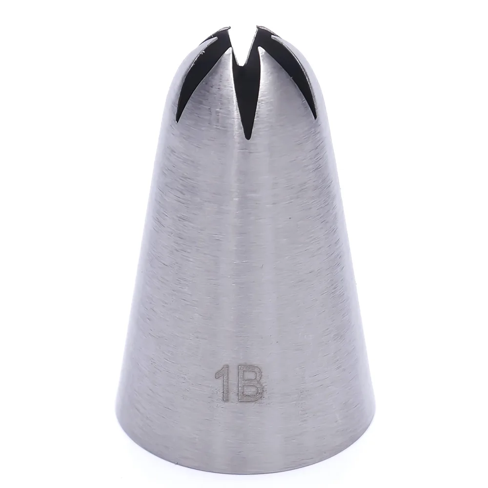 

#1B Large Size Cream Cake Nozzles Decorating Tips Baking Pastry Tools for Cake Fondant Bakeware Dessert Decorators