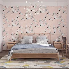 Китайский фон обои журавль белый журавль китайский стиль Гостиная Спальня Кабинет Ресторан обои домашний декор