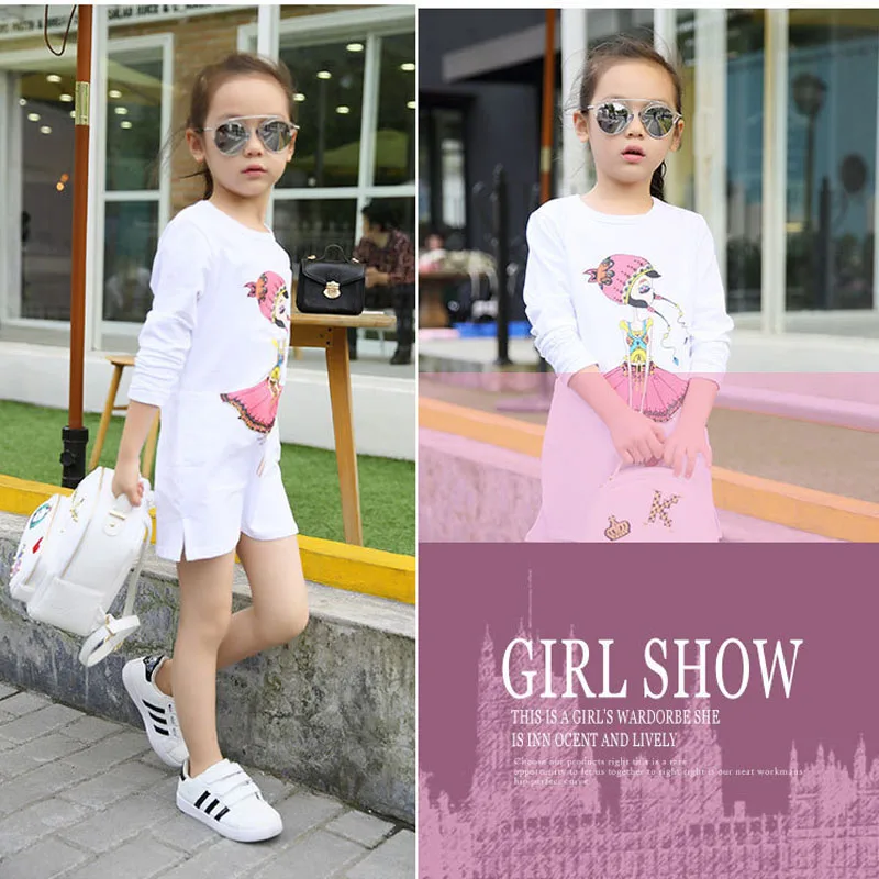 Girl cute cartoon girl top (4)
