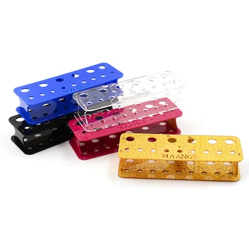 

5 Colors Makeup Brushes Holder 15 Holes Acrylic Air Organizer Square Drying Rack Stand for Cosmetic Brush Shelf Tools