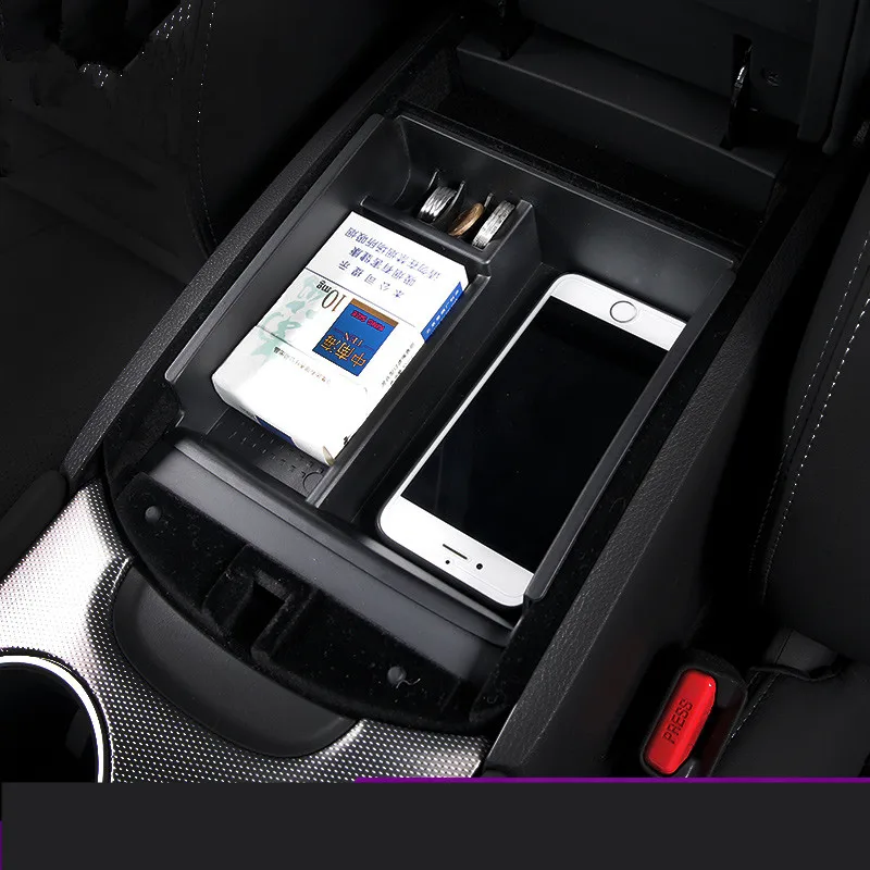

Flocking Center Armrest Storage Box For Infiniti Q50 Q50L Z2EA1243