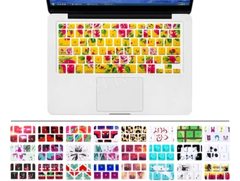 

Yellow Flower Pattern Silicone Laptop Keyboard Skin Protector Cover Film Guard For All Apple Macbook Pro Air Retina 13 15 17