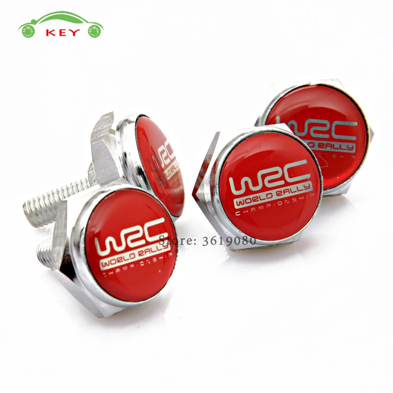 

Car Styling License Plate Frame Screws for WRC Logo Auto License Plate Bolts for Toyota Lexus Peugeot Ford KIA Opel Dodge Skoda