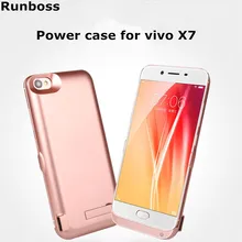 Runboss Зарядное устройство Батарея ЧЕХОЛ ДЛЯ VIVO X7 6500 мАч Перезаряжаемые Запасные Аккумуляторы для телефонов Чехол для Vivo X7