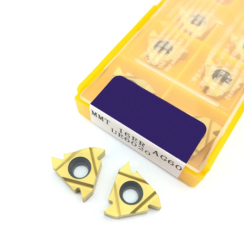 

MMT 16ER AG60 UE6020 tungsten Carbide Insert MMT16ERAG60 UE6020 Face Mill Lathe CNC Tools Cutter MMT Thread Turning tool