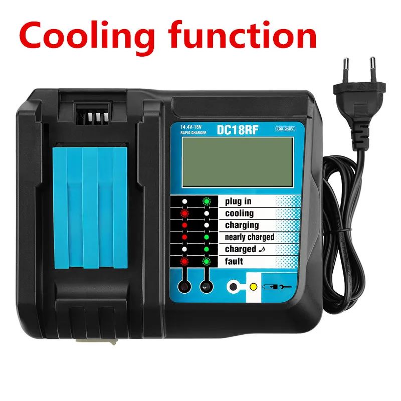 Newest Dc18rf Li Ion Battery Charger 3 5a Charging Current For Makita 14 4v 18v Bl10 Bl1430 Dc18rc Dc18ra Power Tool With Usb Chargers Aliexpress Newest Dc18rf Li Ion Battery Charger 3 5a Charging Current For Makita 14 4v 18v Bl10 Bl1430 Dc18rc Dc18ra Power Tool With Usb Chargers Aliexpress